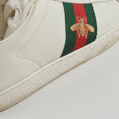 Gucci Ace Sneaker Bee Womens Size 39 Shoes