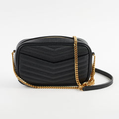 Saint Laurent Mini Lou Camera Black Crossbody Bag