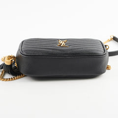 Saint Laurent Mini Lou Camera Black Crossbody Bag