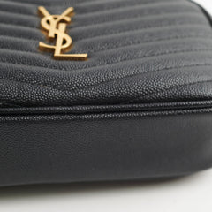 Saint Laurent Mini Lou Camera Black Crossbody Bag