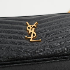 Saint Laurent Mini Lou Camera Black Crossbody Bag