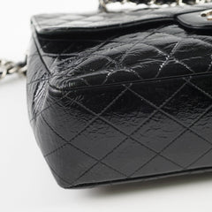 Chanel Jumbo Single Flap Patent Black - Series 11