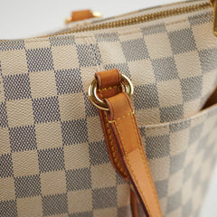 Louis Vuitton Totally MM Damier Azur Shoulder Bag