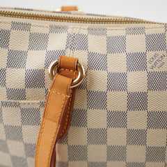 Louis Vuitton Totally MM Damier Azur Shoulder Bag