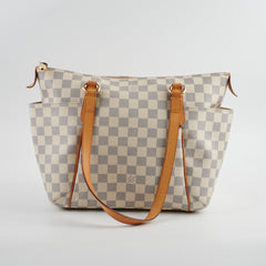 Louis Vuitton Totally MM Damier Azur Shoulder Bag