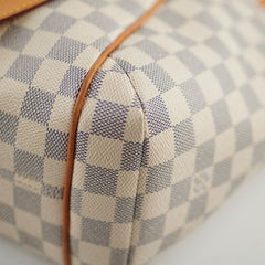 Louis Vuitton Totally MM Damier Azur Shoulder Bag