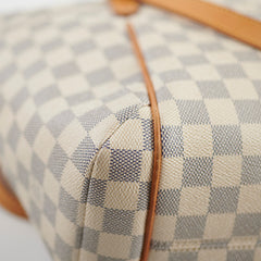 Louis Vuitton Totally MM Damier Azur Shoulder Bag