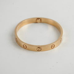 Cartier Love Bracelet Yellow Gold Size 17