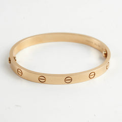 Cartier Love Bracelet Yellow Gold Size 17