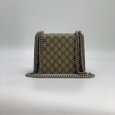 Gucci Dionysus GG Mini Chain Bag Black - THE PURSE AFFAIR