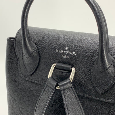 LOUIS VUITTON Calfskin Lockme Backpack Black 1196300