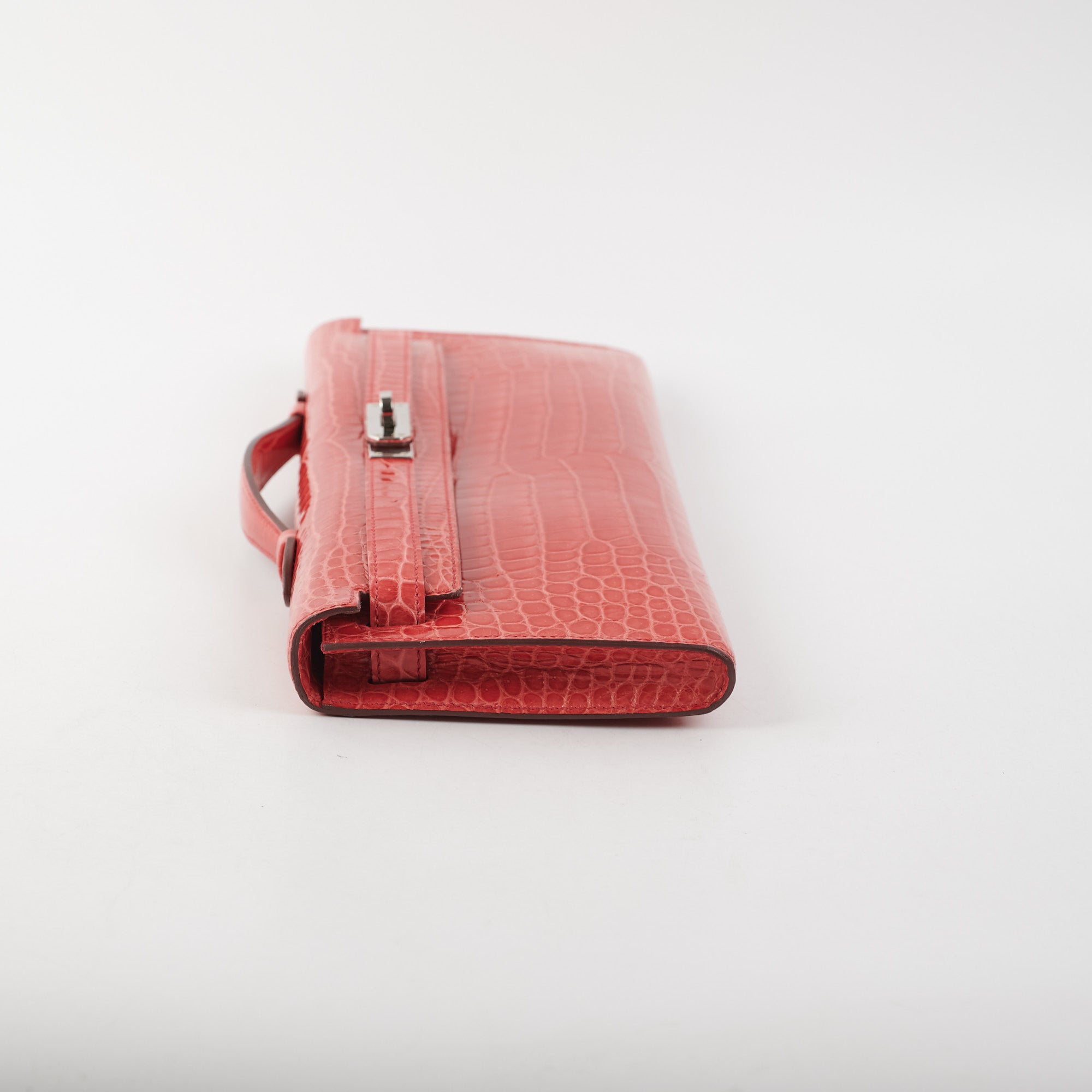 Kelly cut clutch leather clutch bag Hermès Red in Leather - 30145162