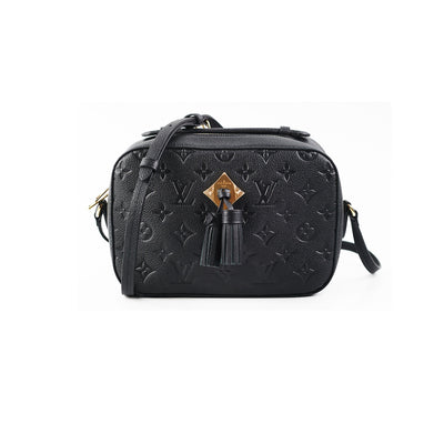 Louis Vuitton Saintonge Monogram Noir Black in Canvas/Calfskin with Brass -  US