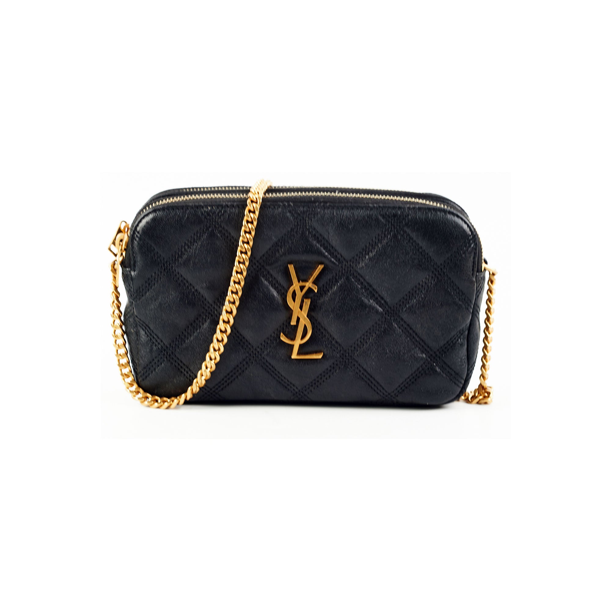 Louis Vuitton Double Zip Pochette Crossbody Bag - THE PURSE AFFAIR