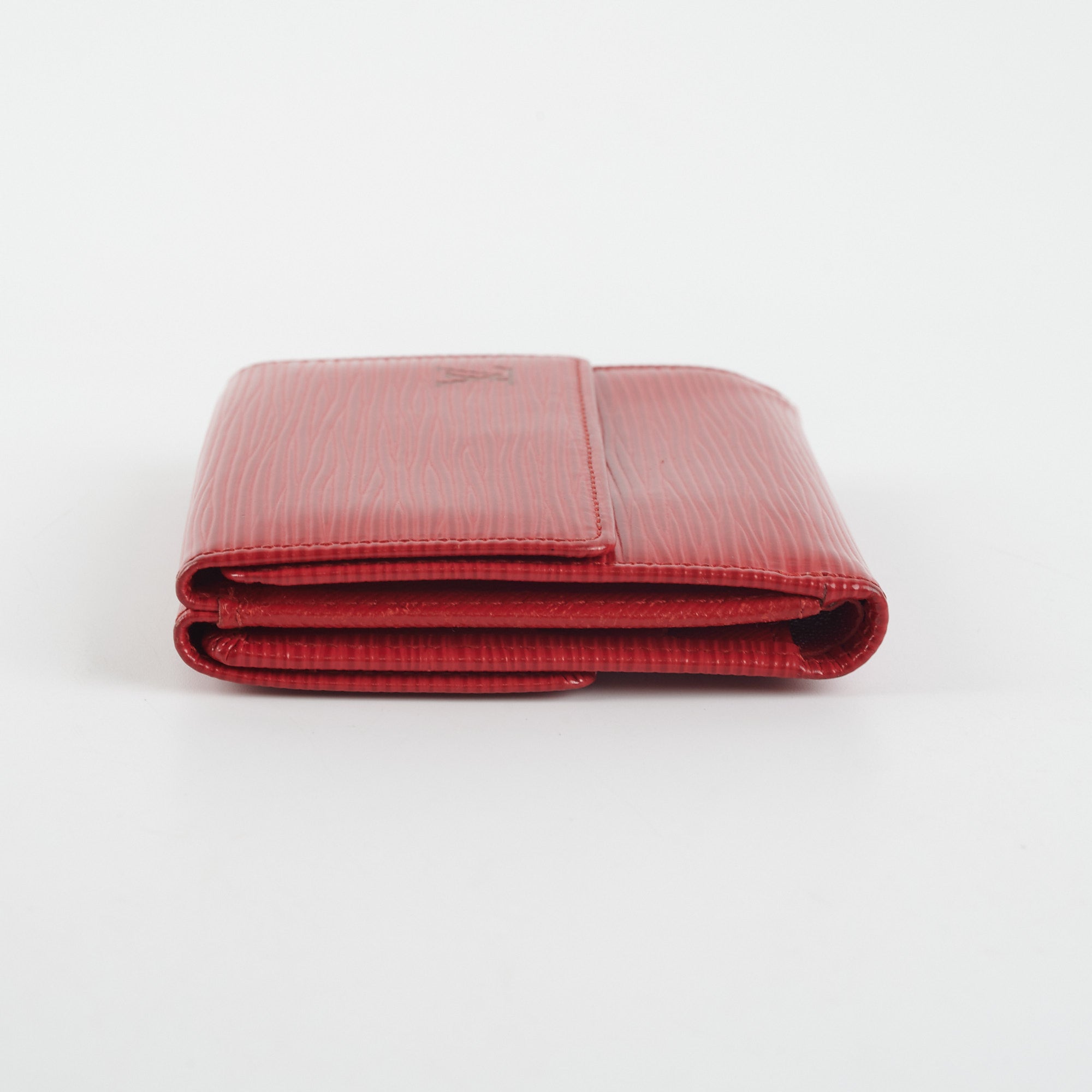 Louis Vuitton Red EPI Leather Elise Compact Wallet 178lvs712
