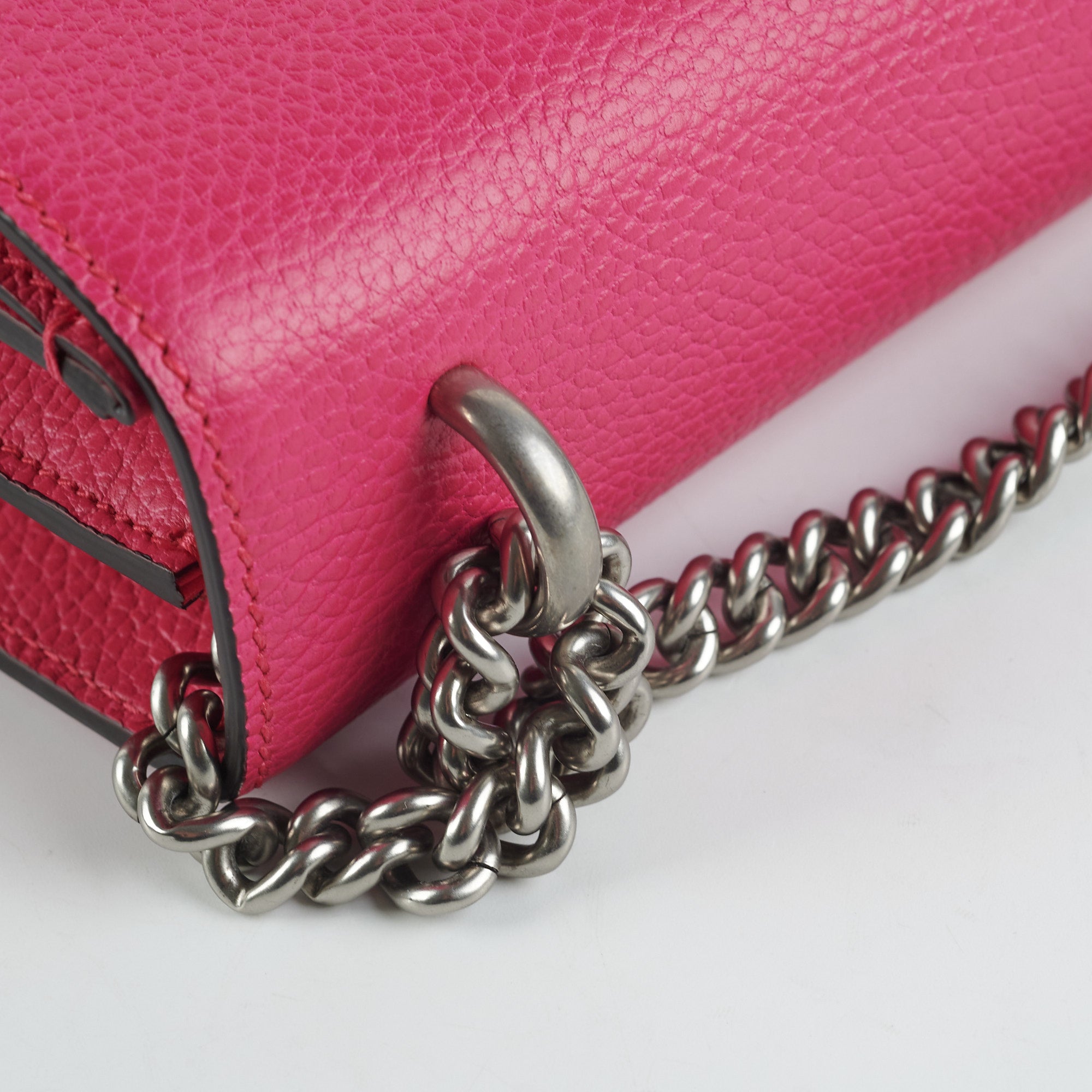 Dionysus small shoulder bag in fuchsia