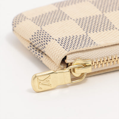 Louis Vuitton Key Pouch Damier Azur White/Blue