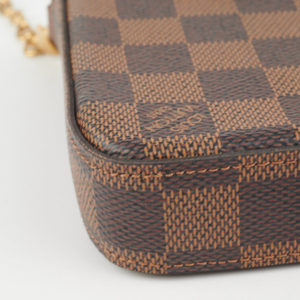 Louis Vuitton Pochette Felicie With Inserts Brown Damier Ebene