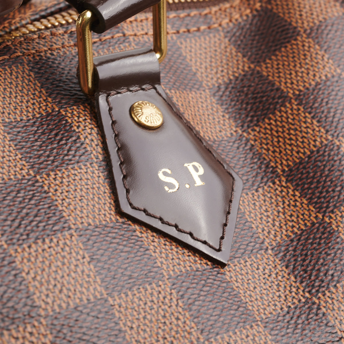Louis Vuitton Speedy 35 Bandouliere Damier Ebene Bag
