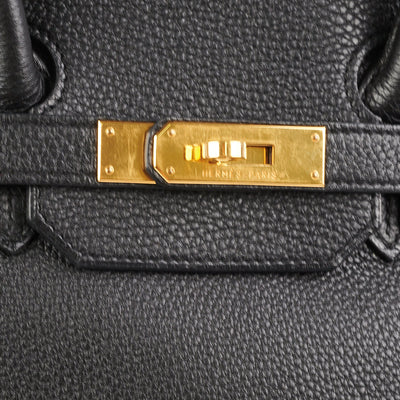 Hermes Clemence Birkin 35 Black - Price in Description - THE PURSE AFFAIR