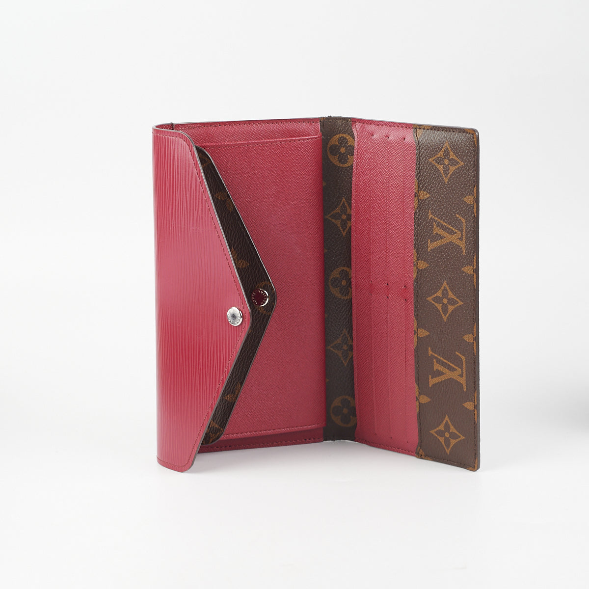 Louis Vuitton Cherry Epi Leather and Monogram Canvas Marie-Lou Long Wallet  – STYLISHTOP