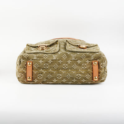 Louis Vuitton Denim Pouch Green - THE PURSE AFFAIR