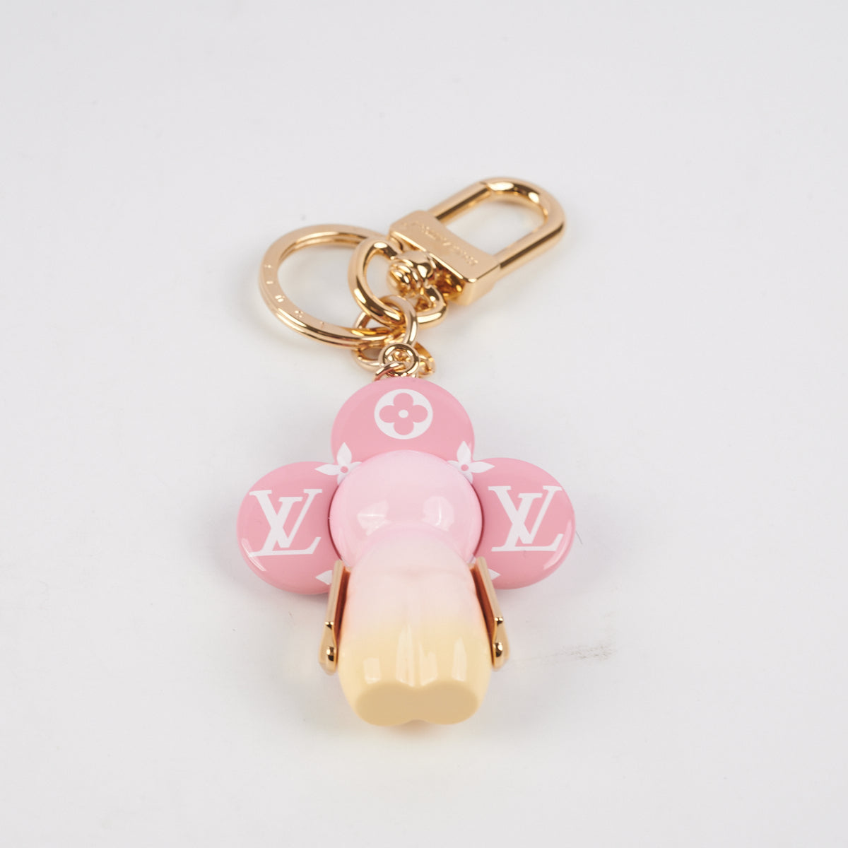 Louis Vuitton Bff Gaston And Vivienne Bag Charm And Key Holder Metal With  Monogram Canvas