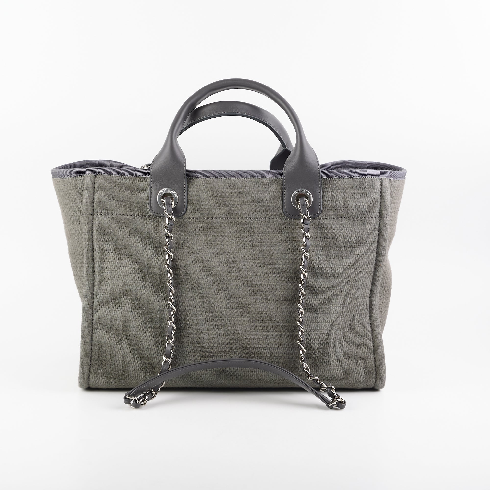 Gray Chanel Deauville Zip Wallet – Designer Revival