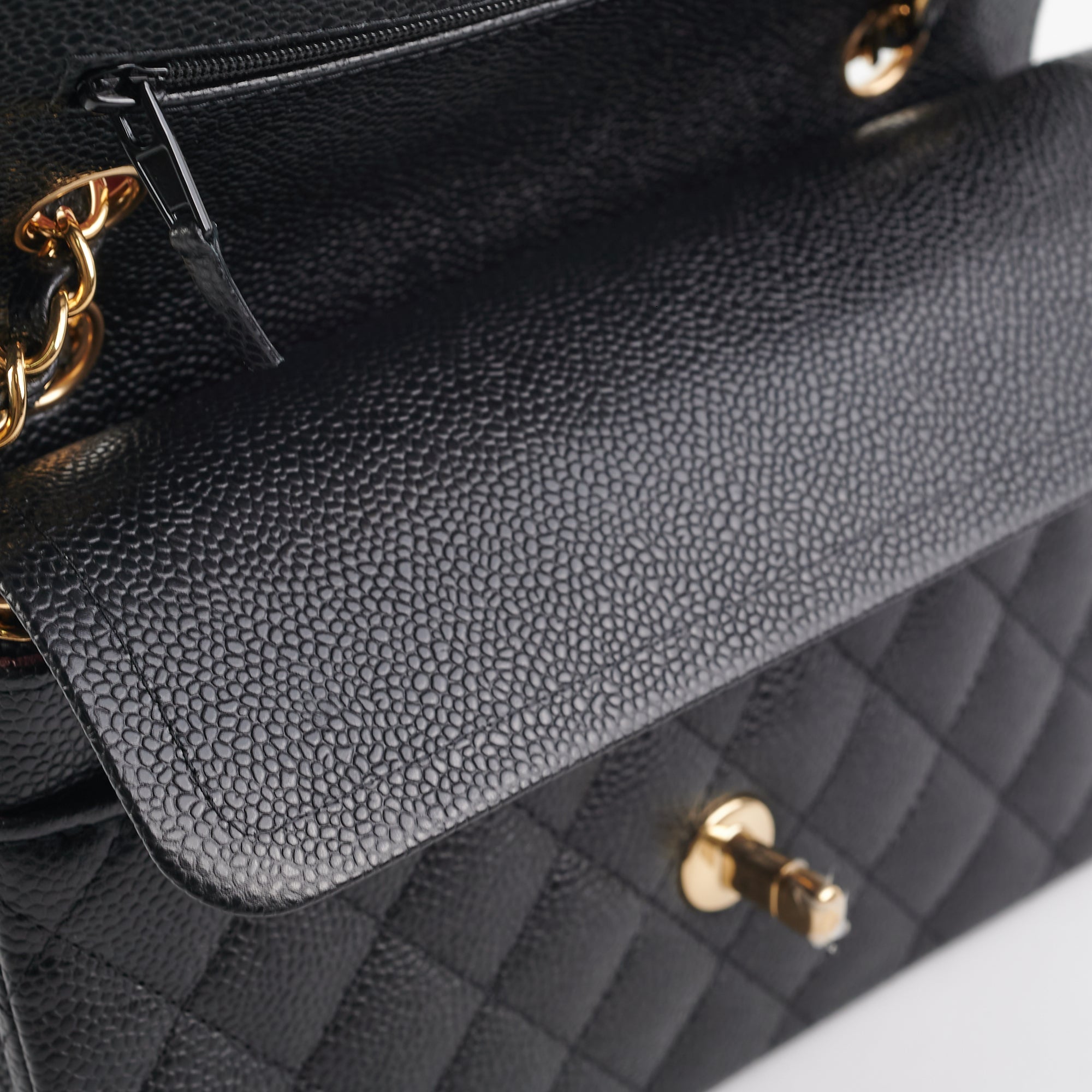 NEW 🖤 Chanel Classic Small Black Caviar 🖤 GHW Flap Bag MicroChip
