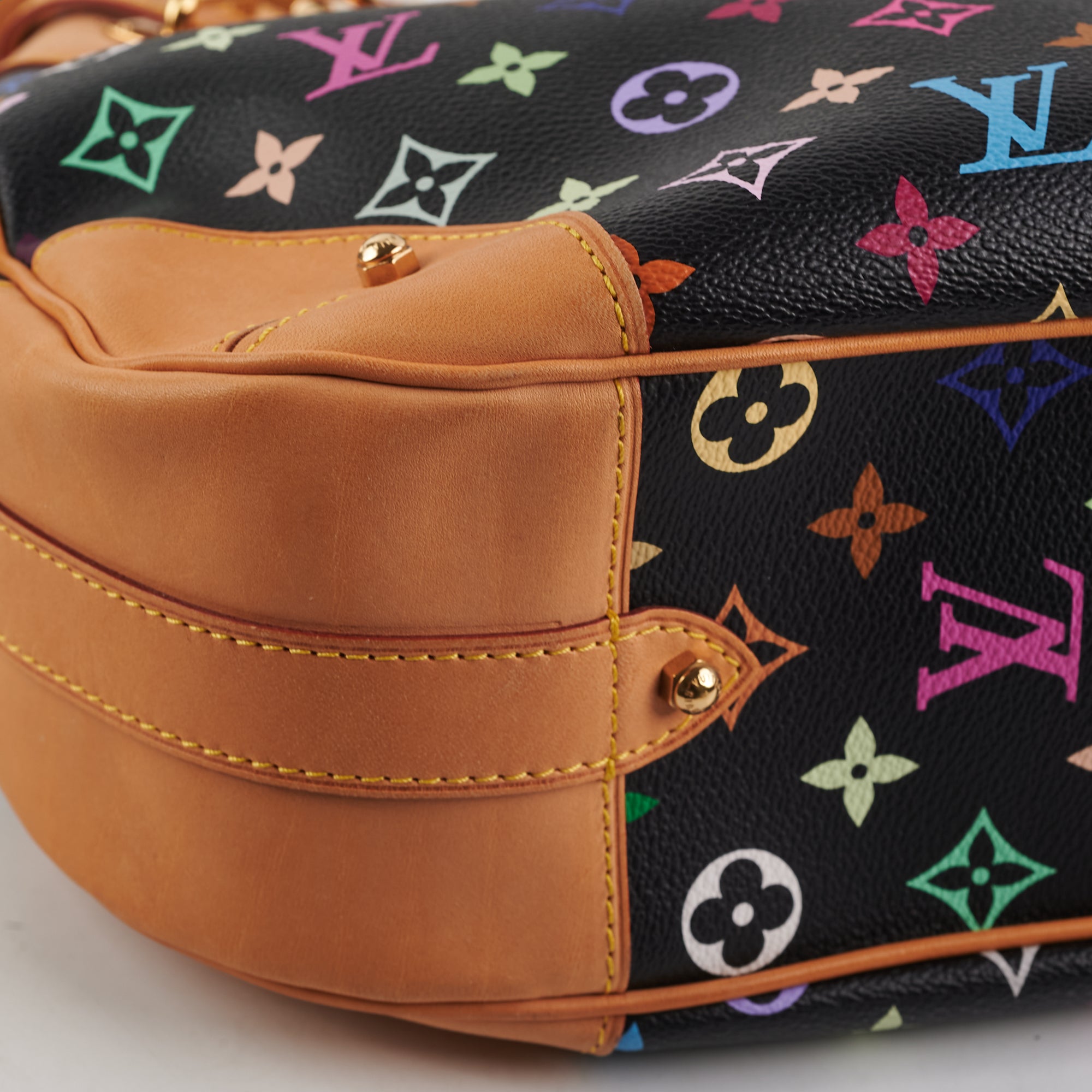 Louis Vuitton Black Monogram Multicolor Greta Bag – Bagaholic