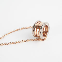 Bvlgari Zero1 Necklace Two Toned Rose Gold