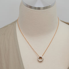 Bvlgari Zero1 Necklace Two Toned Rose Gold