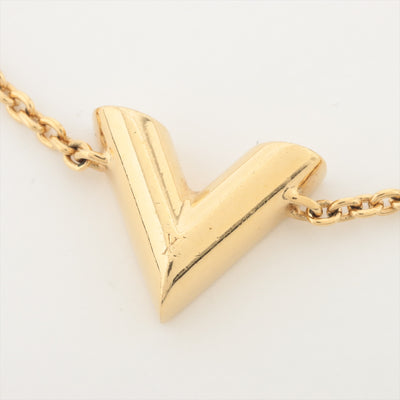 Louis Vuitton Essential V Gold Necklace - THE PURSE AFFAIR