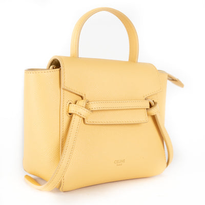 Celine Pico Belt Bag Yellow - THE PURSE AFFAIR