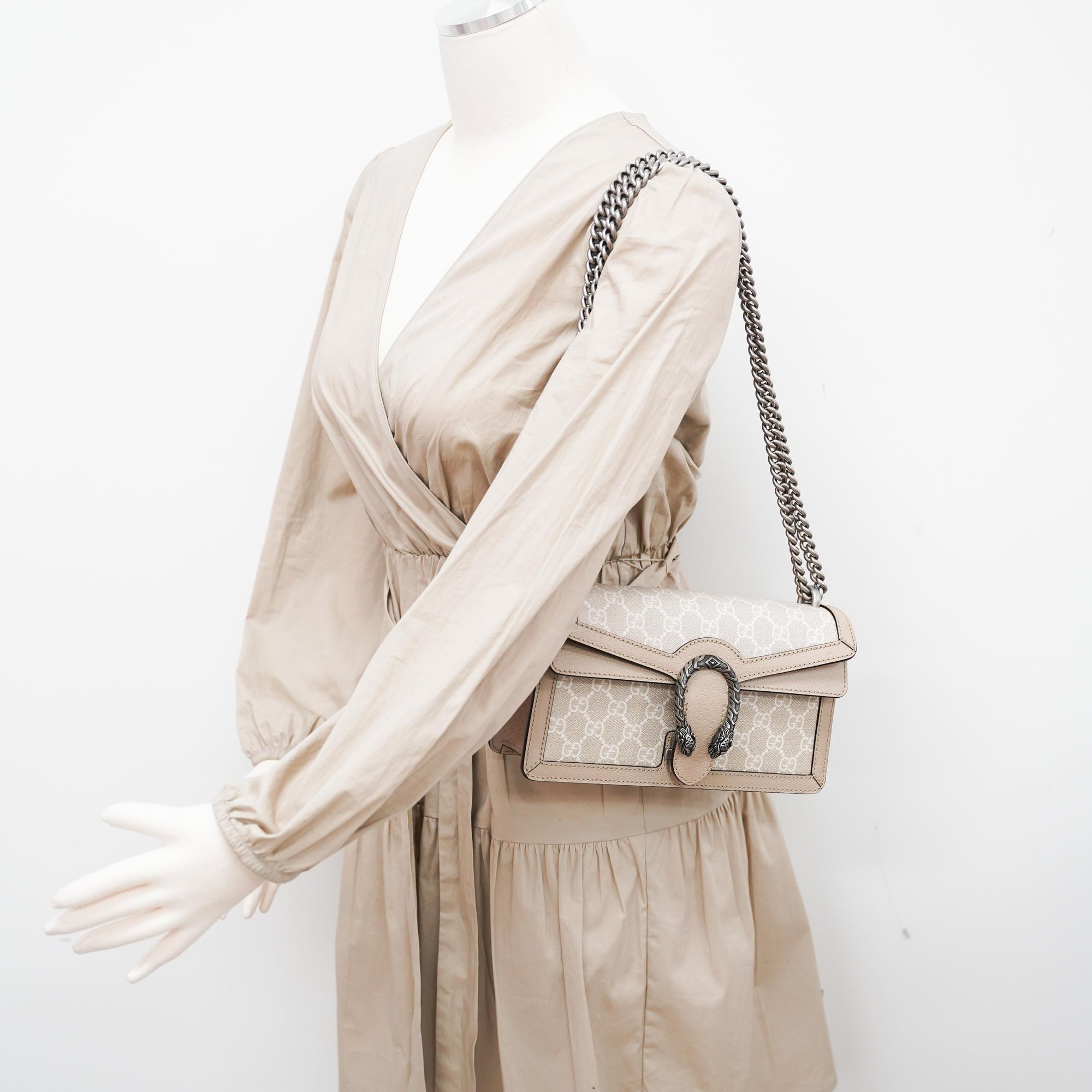 Dionysus leather handbag Gucci Beige in Leather - 36904929