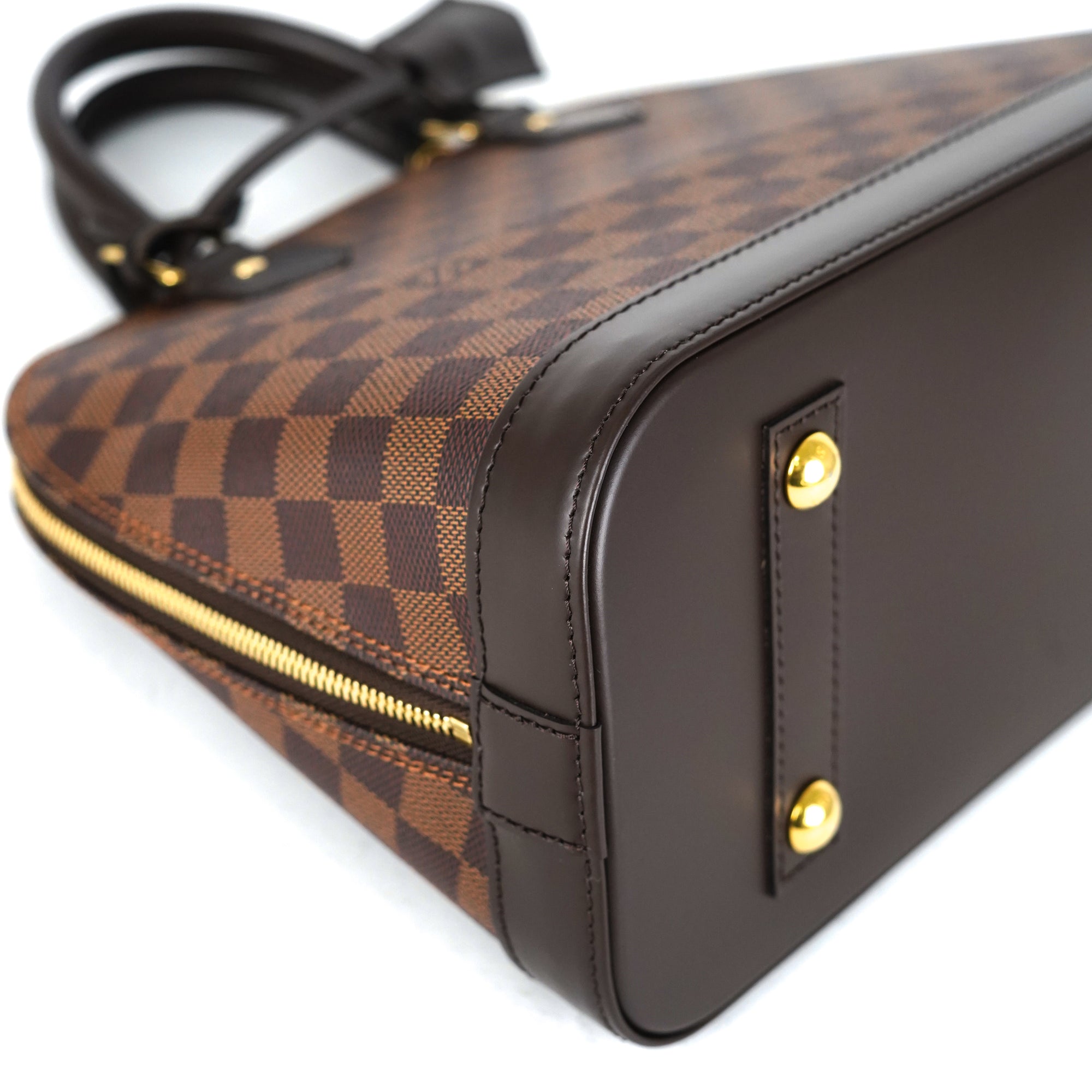 Louis Vuitton Alma PM Damier Ebene Handbag Women