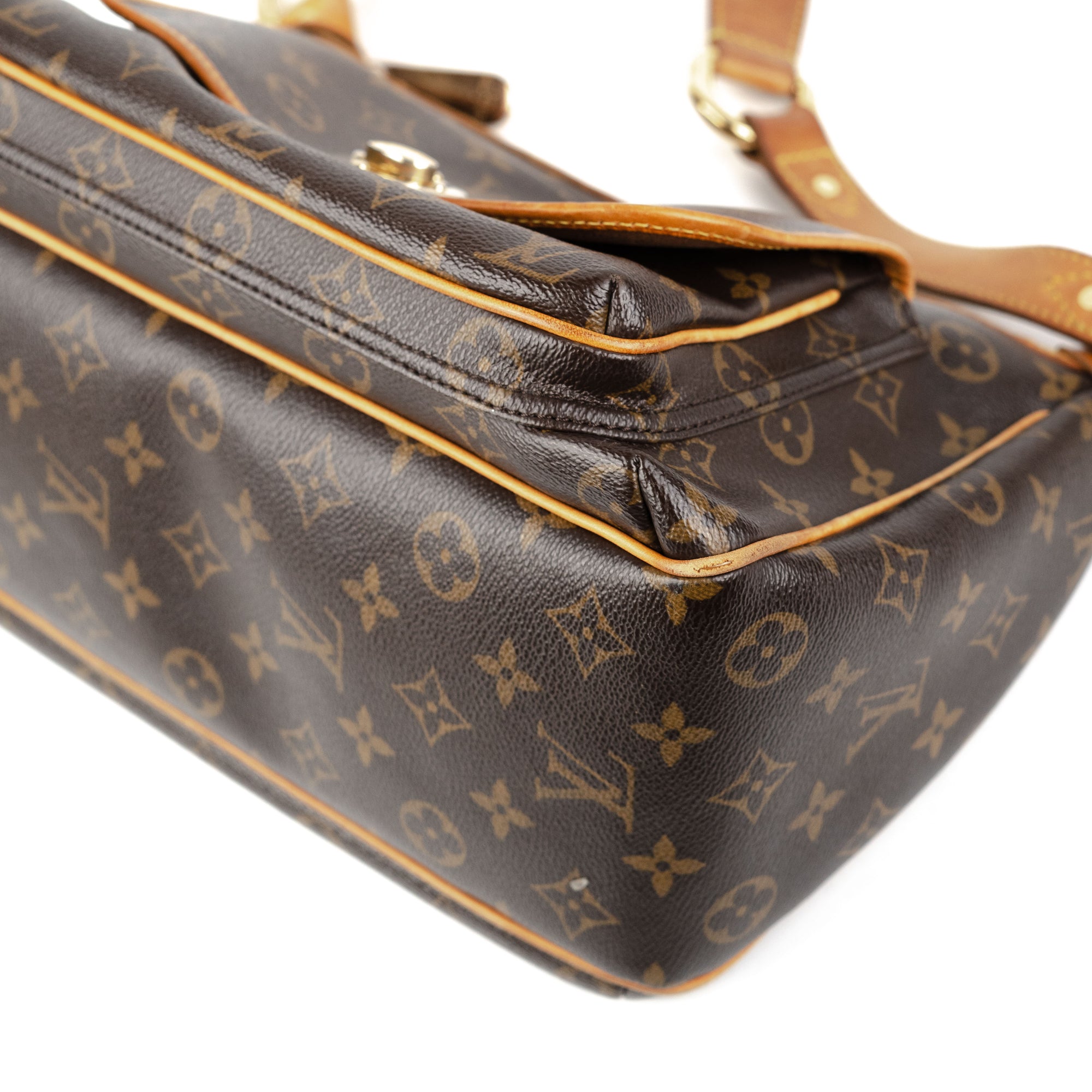 Louis Vuitton Vintage Monogram Messenger Bag Brown