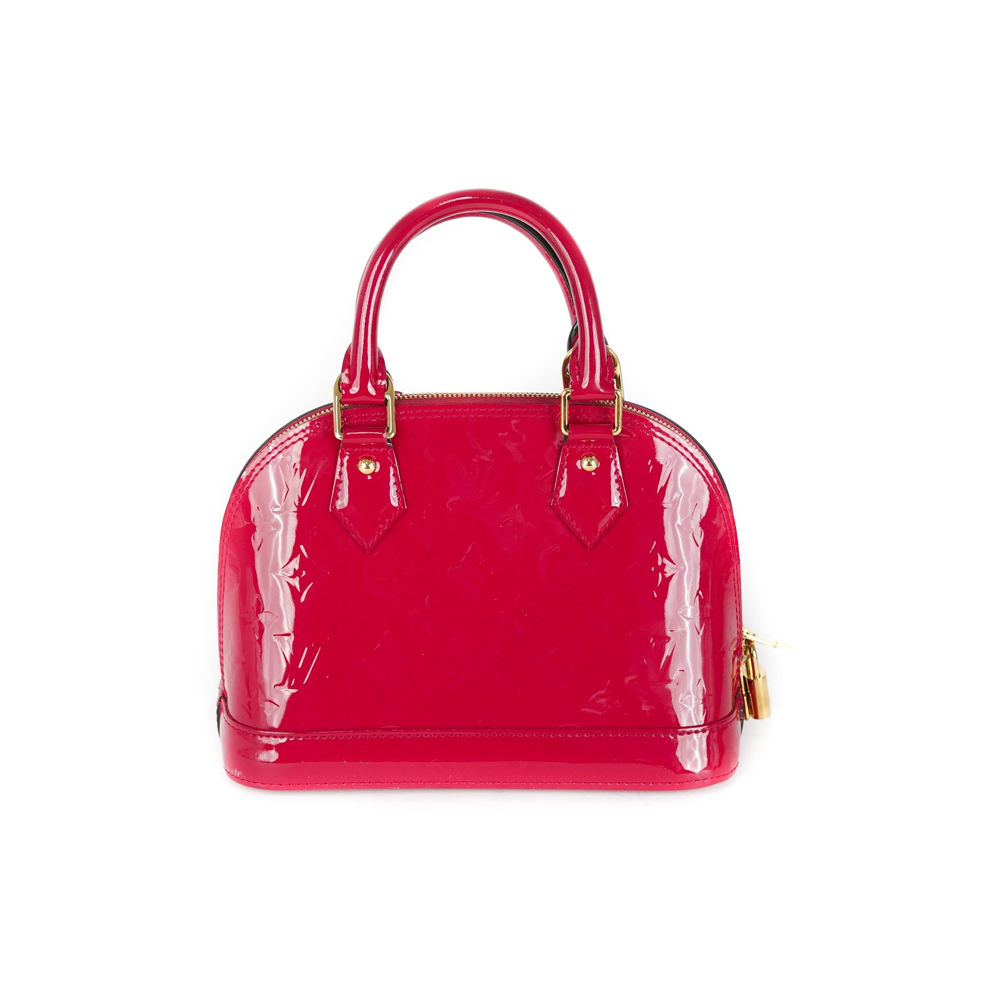 Louis Vuitton Monogram Vernis hot pink Alma GM | hot