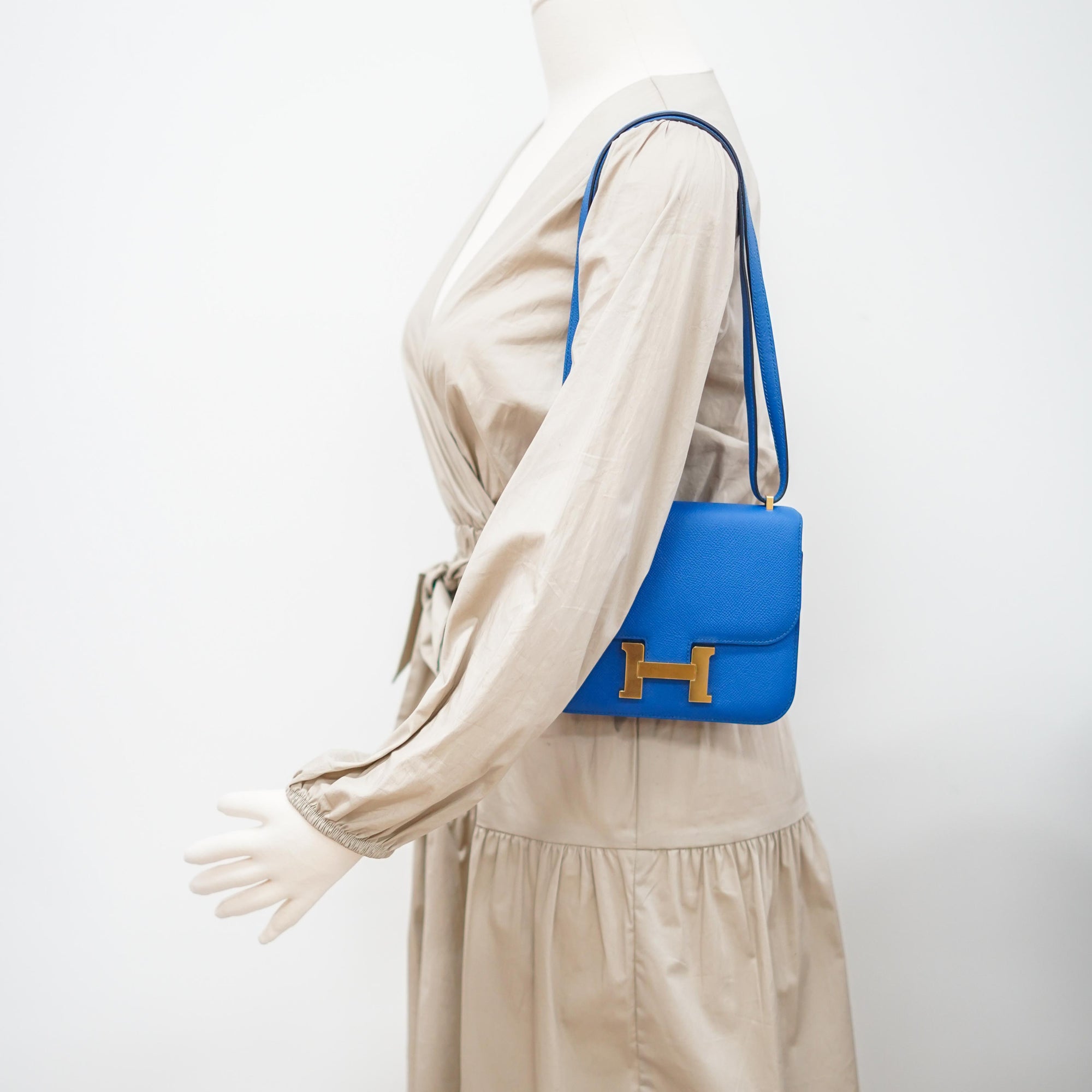 Constance 18 in Bleu Zanzibar Evercolour Leather - Bag Religion