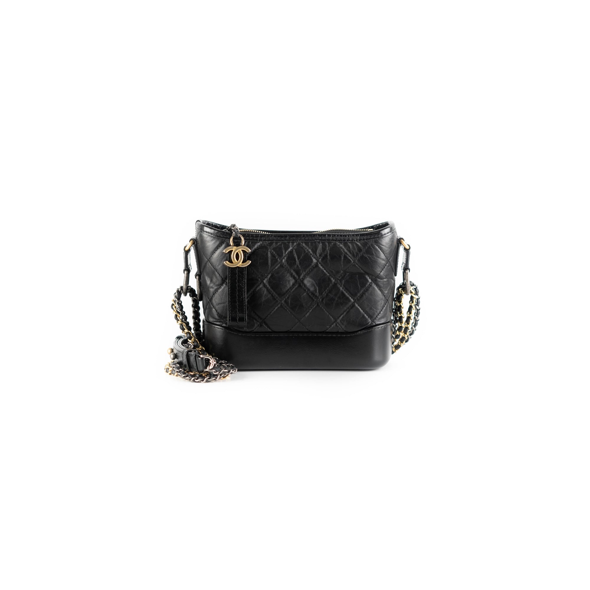 Chanel Gabrielle Hobo Small Black - THE PURSE AFFAIR