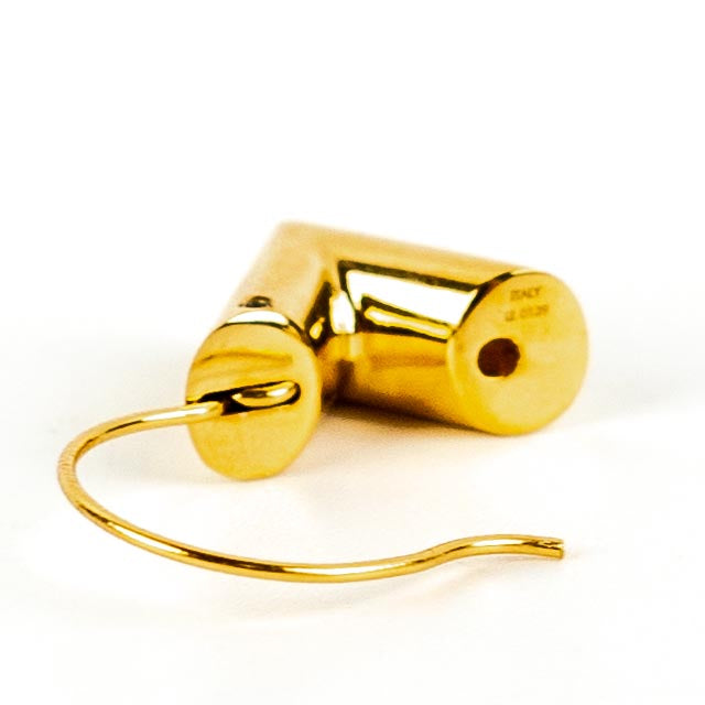 Louis Vuitton Essential V Hoop Earrings - Brass Drop, Earrings - LOU791584