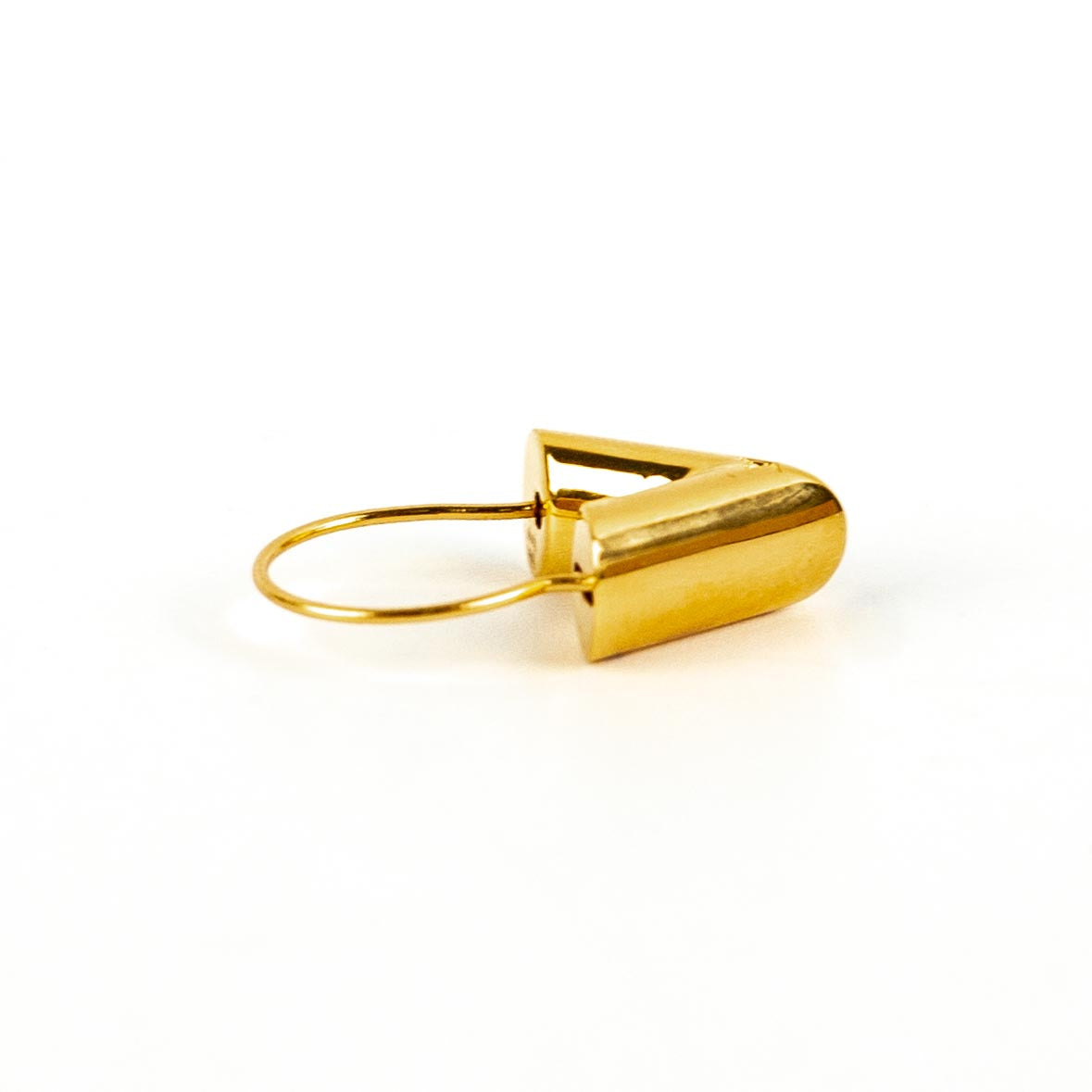 Louis Vuitton Essential V Hoop Earrings - Brass Hoop, Earrings - LOU798944