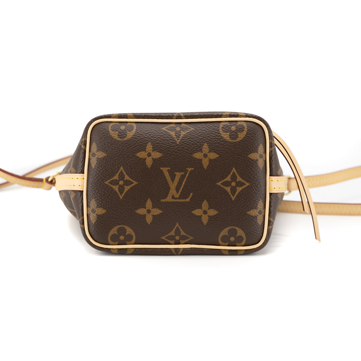 LOUIS VUITTON Nano Noé Monogram. Size