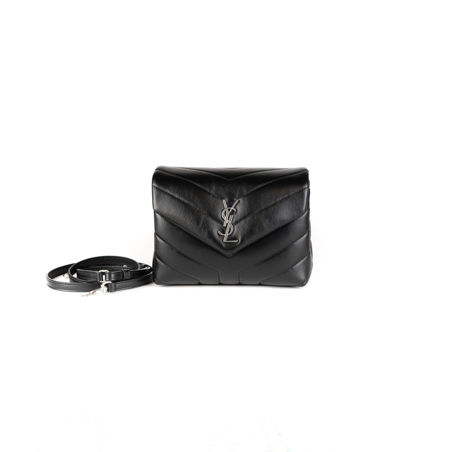 Saint Laurent Mini Lou Dark Beige - THE PURSE AFFAIR