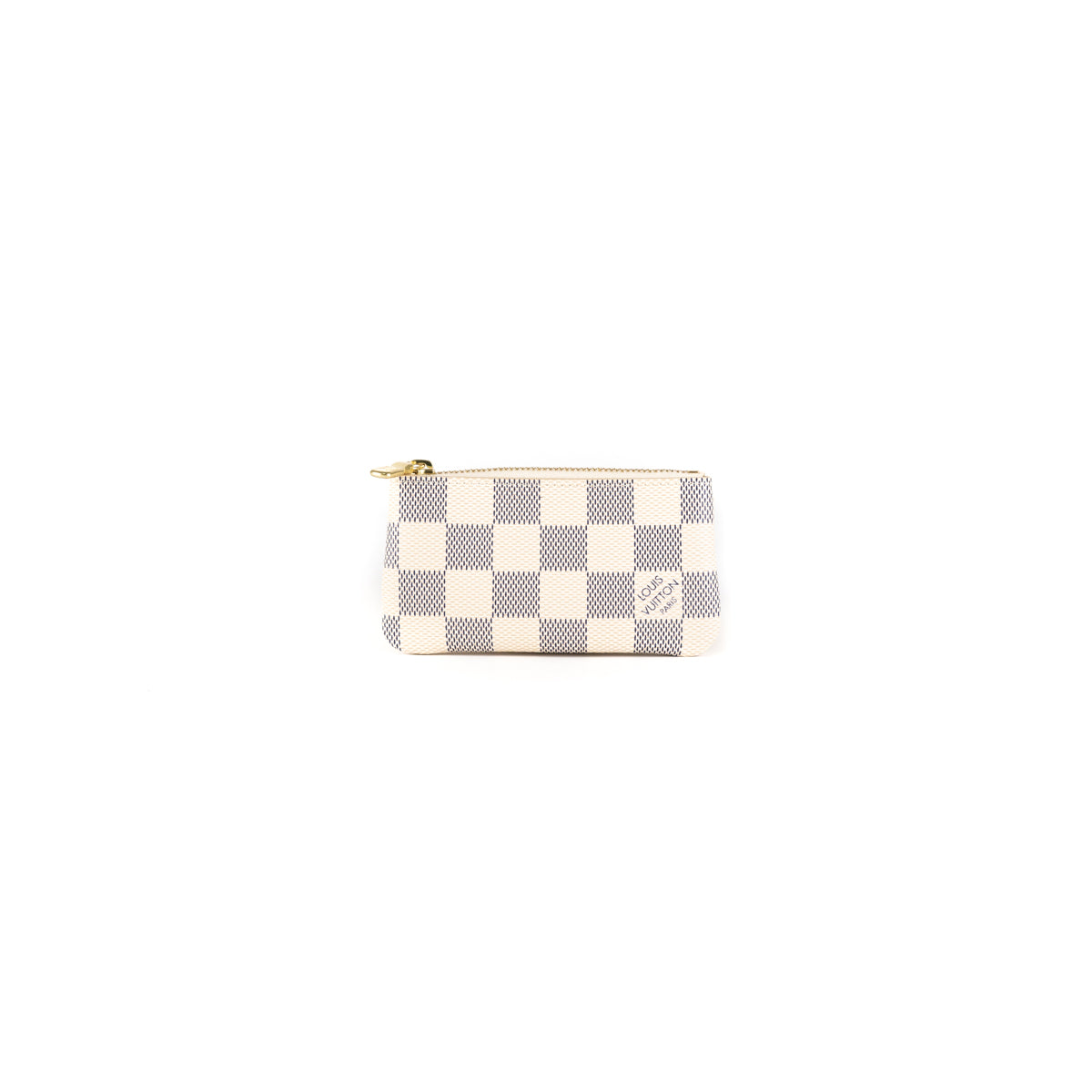 🔴 Louis Vuitton Key Pouch Cles - Damier Azur
