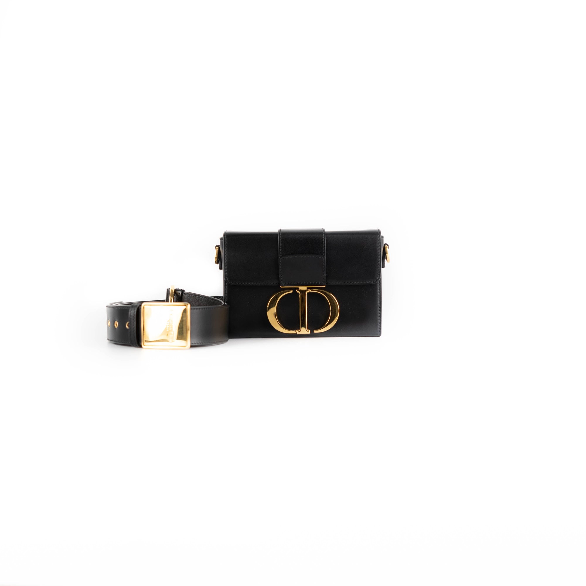 Dior Small 30 Montaigne Bag Black  THE PURSE AFFAIR