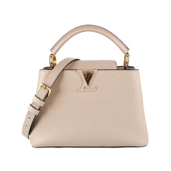 Louis Vuitton Capucines MM Bag Galet - THE PURSE AFFAIR