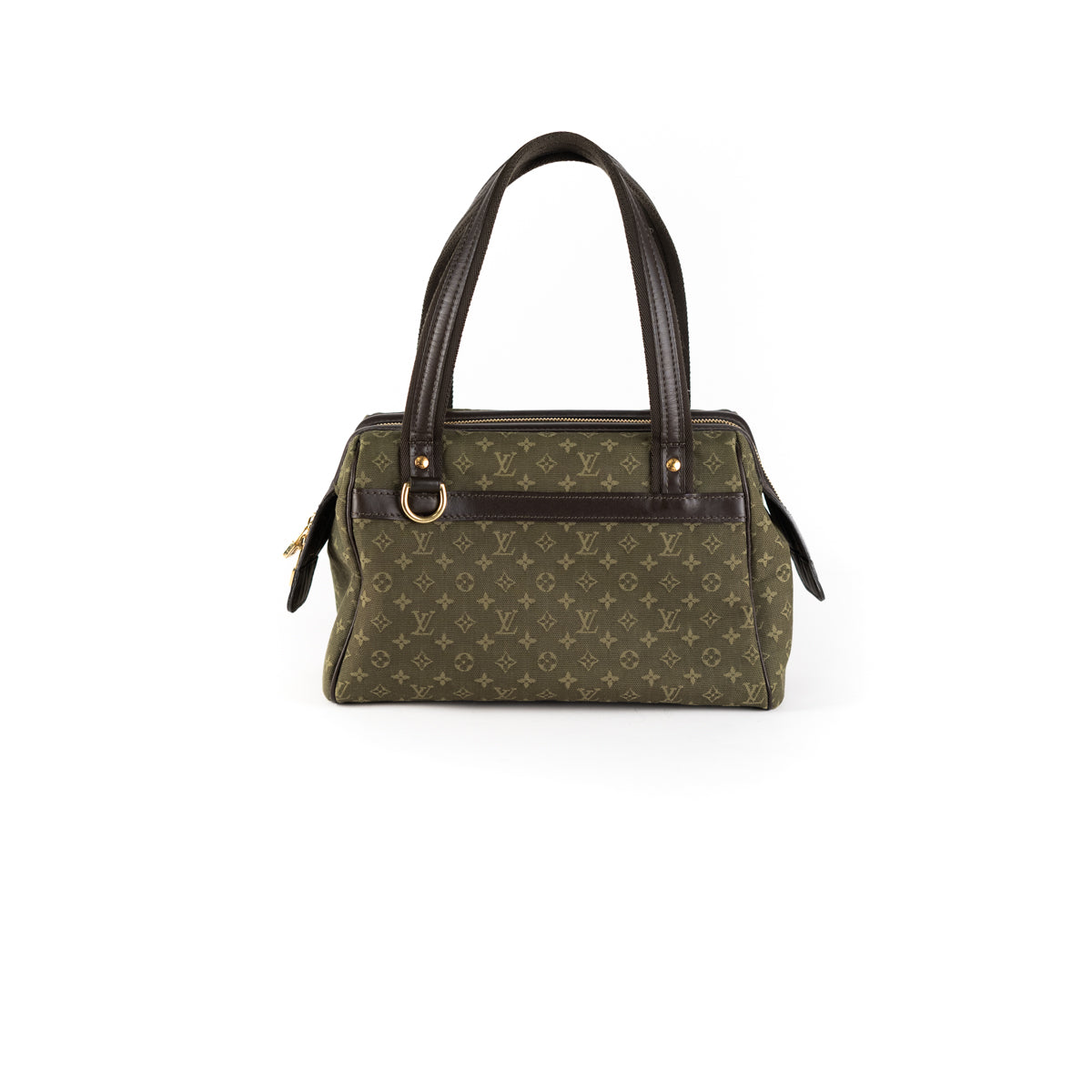 LOUIS VUITTON Khaki Monogram Mini Lin Josephine PM Bag