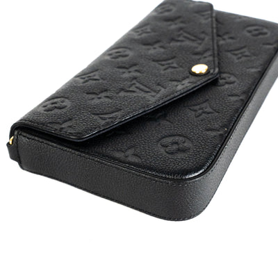 Louis Vuitton Monogram Empreinte Felicie Pochette Black - THE PURSE AFFAIR