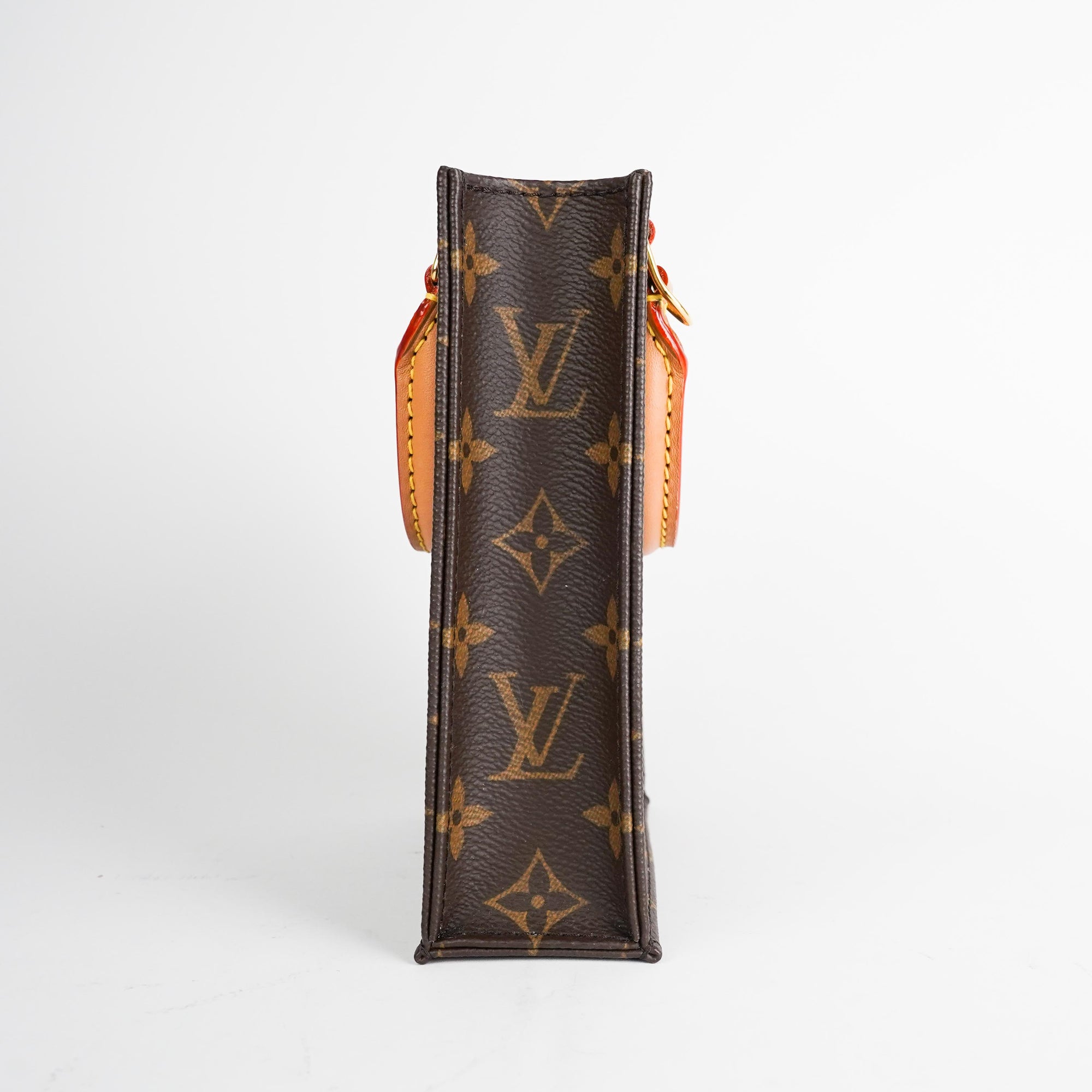 Louis Vuitton Sac Plat XS Leather Handbag Silver Color Hardware – EliteLaza